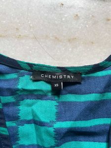 Chemistry Striped Peplum Top