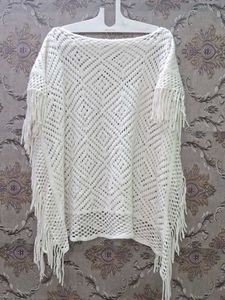 Crochet Fringe Poncho