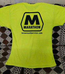 Neon Yellow Marathon T-Shirt