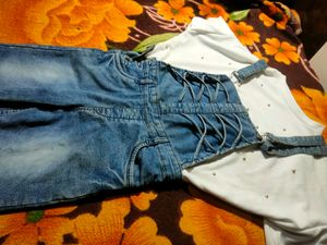 Cute Denim &amp; Top Set