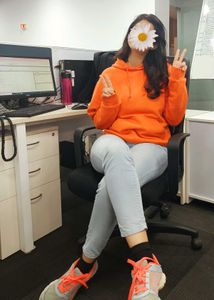 Orange Hoodie
