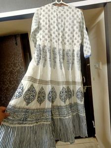 SANGRIA WHITE Embroidery Anarkali