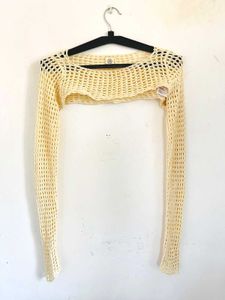 Crochet Net Bolero