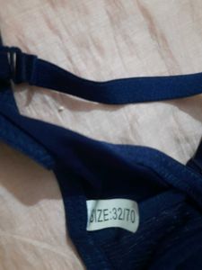Navy Blue Push-up Bra
