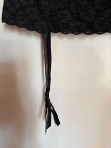 Beautiful Lace Skirt With Garter Belt