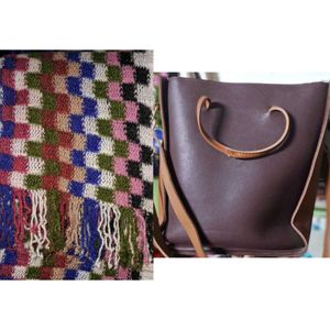 Combo Shall And Purse/bag