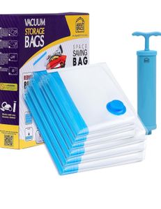 🆕Vacuum Bags for Travel with Hand Pump Airtight