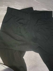 Black track pants for men