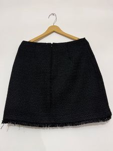 Tweed Chic Black Skirt