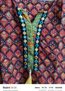 Red Cotton Kurti Set