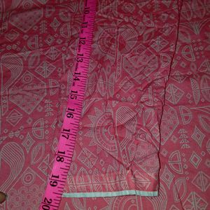 Pink Long Kurta With Pant