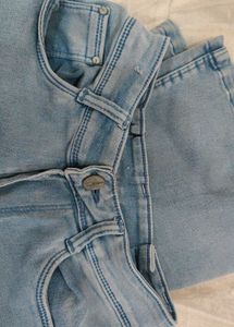 Light Blue Denim Bootcut Jeans for Women🌸