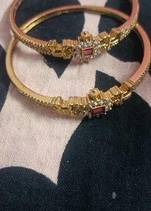 Elegant Gold-Tone Bangles