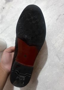 Rosso Brunello Black Loafers With box