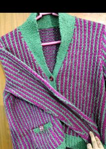 Purple Cardigan