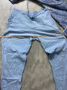 Blue Cotton Embroidered Kurta Set