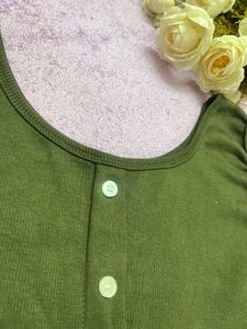 Olive Green Tank Top