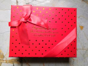 Valentine Gift Red Teddy Bear Box For Couple
