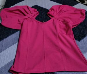 Fuschia Pink Top