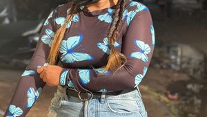 Butterfly Printed Crop Top 🦋