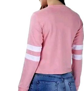 Round Neck Tshirt With Drop Shoulder Sleeve