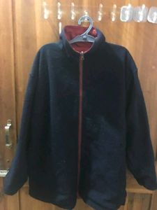 Reversible Red And Blue Jacket