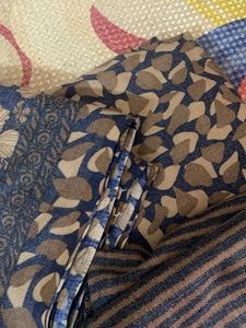 printed unstitch suit with woollen Shalu for woman