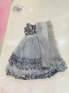 Grey Lehenga Choli