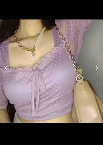 Lavender Corset Top Athena