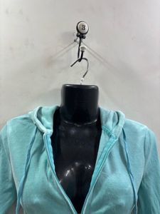 Juicy Couture Aqua Velour Hoodie