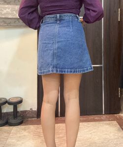 Imported Denim Skirt