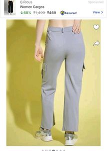 Grey Cargo Pants