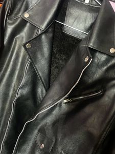 Men’s Black Faux Leather Biker (CUSTOM MADE)