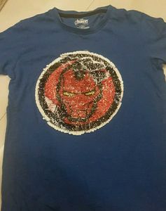 Avengers Iron Man Reversible Sequins Tee