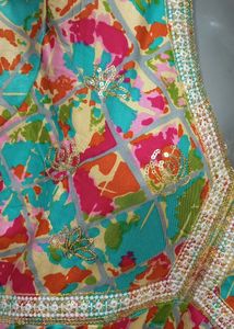 Nyra Cut Multicolour Gown