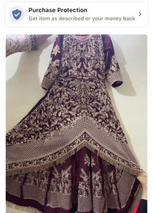 Elegant Maroon beautiful dress for party