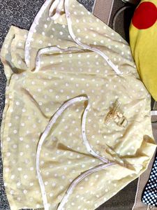 Yellow Polka Dot Crop Top