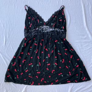 SHEIN Cherry Slip
