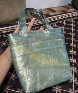 Tissue Silk Shinny Stitched Bag