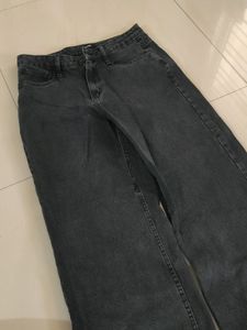 Zudio Ankle Length Wide Leg Jeans