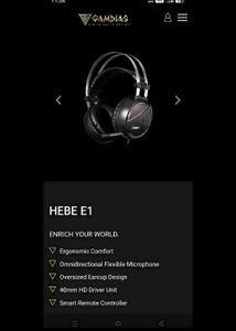 Gamdias Hebe E1 RGB Pc Gaming headphones 🎧
