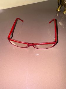 Aesthetic Cherry Red Fossil Spectacle Frame