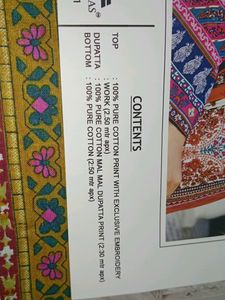 Unstitched Pakistani Suit