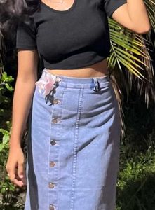 Combo‼️‼️‼️Trendy Denim Skirt &amp; Cargo Pants🌺