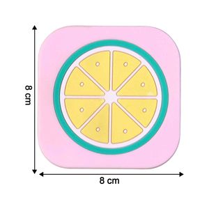 Cute Lemon Slice Coaster ( Pack Of 6 )