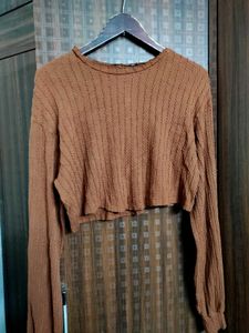 SALE 🛍️ Shein Brown Crop Top