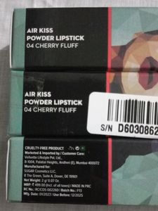 Sugar Air Kiss Lipstick - Cherry Fluff