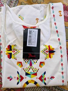 Summer White Kurta For Women