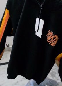Stylish Black & Orange Hoodie