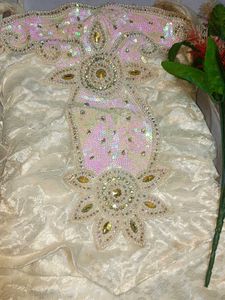 White Ethenic Gown For Girls